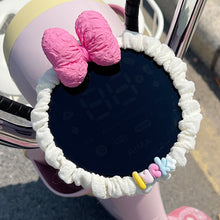 Load image into Gallery viewer, Cute Motorcycle Bowknot Dashboard Cover Anti-Scratch Electric Scooter Puff Soft Display Protector Decoration E-Bike Accessory Scratch Resistant
