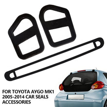 Load image into Gallery viewer, 2Pcs/3Pcs Car Rear Tail Cluster Seals and High Level Third Brake Light Seal For Toyota Aygo MK1 2005-2014 Car Seals Accessories
