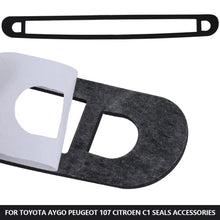 Load image into Gallery viewer, 2Pcs/3Pcs Car Rear Tail Cluster Seals and High Level Third Brake Light Seal for Toyota Aygo Peugeot 107 Citroen C1 Seals Accessories
