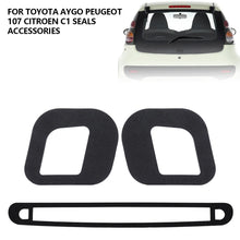 Load image into Gallery viewer, 2Pcs/3Pcs Car Rear Tail Cluster Seals and High Level Third Brake Light Seal for Toyota Aygo Peugeot 107 Citroen C1 Seals Accessories
