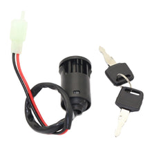 Load image into Gallery viewer, Motorcycle Modified Ignition Key Switch 2 Wire 28mm Hole for Moped ATV Dirt Bike Accessory Electric Go-Kart On/Off Tool Durable
