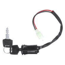 Load image into Gallery viewer, Motorcycle Modified Ignition Key Switch 2 Wire 28mm Hole for Moped ATV Dirt Bike Accessory Electric Go-Kart On/Off Tool Durable
