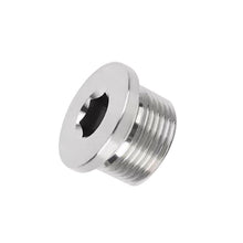 Load image into Gallery viewer, Universal Car Oxygen O2 Sensor Adapter Stepped Mounting Plug M18x1.5 Thread w/Copper Washer Stainless Steel for Exhaust System Fit
