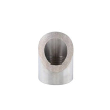 Load image into Gallery viewer, Universal Car O2 Oxygen Sensor M18 X 1.5 Adapter Mounting Plugs Spacer 30 45 Degree Curve Notched Nut Bung Stainless Steel
