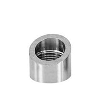 Load image into Gallery viewer, Universal Car O2 Oxygen Sensor M18 X 1.5 Adapter Mounting Plugs Spacer 30 45 Degree Curve Notched Nut Bung Stainless Steel
