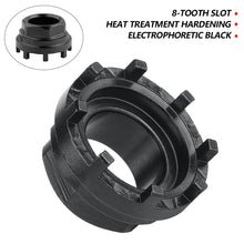 Load image into Gallery viewer, Bicycle Drive-side Bottom Bracket Eight Notch Tool for ISIS BB Cups Install e-Bike 8 Teeth Fitting Chainring Lockring Removal Sleeve
