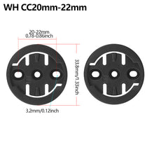 Load image into Gallery viewer, 2Pcs Bike Computer Mount Base for Garmin/Magene/Bryton/Wahoo Fits Radar RTL515/Magane L508 /Bryton R300L Cycle Replacement Inserts
