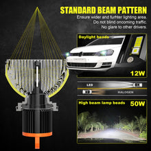 Load image into Gallery viewer, H15 Car LED Headlight Bulbs G2 Pro LED Canbus Lamps High Low Beam For Golf 6 MK3 Car Daytime Running Lights DRL for BMW Mercedes
