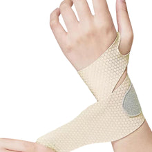 Load image into Gallery viewer, Honeycomb Sport Wrist Guard Fixed Wrist Sprain Tendonitis With Fastener Tape Wristband Ultra Thin Joint Brace Badminton Basketball
