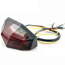 Load image into Gallery viewer, Universal LED Motorcycle Tail Light Motorbike Rear Brake Stop Turn Signal Lamp License Plate Light For Motocross ATV Dirt Bike 12V
