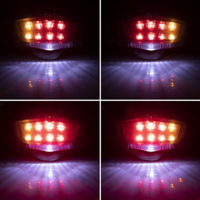 Load image into Gallery viewer, Universal LED Motorcycle Tail Light Motorbike Rear Brake Stop Turn Signal Lamp License Plate Light For Motocross ATV Dirt Bike 12V
