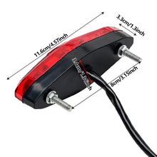 Load image into Gallery viewer, Universal 12V Motorcycle Tail Lights License Plate Rear Taillight Motor Equipments Motorcycle Brake Stop Lamp Accessories

