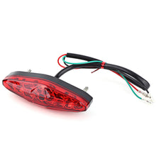 Load image into Gallery viewer, Universal 12V Motorcycle Tail Lights License Plate Rear Taillight Motor Equipments Motorcycle Brake Stop Lamp Accessories
