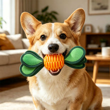 Load image into Gallery viewer, TPR Dog Chew Toys Squeaker Rubber Radish Puppy Dental Cleaning for Medium small Dogs Pet Interactive Treat Dispensing Ball
