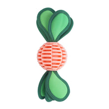 Load image into Gallery viewer, TPR Dog Chew Toys Squeaker Rubber Radish Puppy Dental Cleaning for Medium small Dogs Pet Interactive Treat Dispensing Ball
