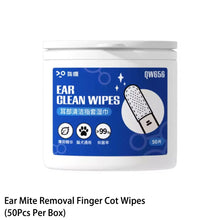 Load image into Gallery viewer, 50/150Pcs Pet Wipes Tear Stain Remover Ear Cleaner &amp; Dental Wipes Disposable Non-Woven Dog Cat Eye Ear Oral Care Grooming Wipes
