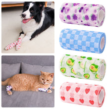 Load image into Gallery viewer, Pet Dog Paw Protector Self-Adhesive Bandage Wrap for Outdoor Walking Anti-Dirty Leg Wrap Non-Slip Foot Cover for Small Medium Large Dogs
