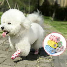 Load image into Gallery viewer, Pet Dog Paw Protector Self-Adhesive Bandage Wrap for Outdoor Walking Anti-Dirty Leg Wrap Non-Slip Foot Cover for Small Medium Large Dogs
