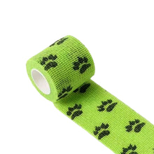 Load image into Gallery viewer, Pet Dog Self-Adhesive Elastic Bandage Wrap Anti-Dirty Paw Protector Bitter Taste Prevents Chewing Outdoor Walking Foot Cover
