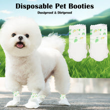 Load image into Gallery viewer, 20Pcs Pet Disposable Booties Non-Woven Waterproof Leg Sleeves for Dogs Cats Outdoor Walking Paw Protector Dirty Proof Feet Cover
