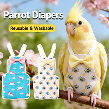 Load image into Gallery viewer, Parrot Diaper Flight Suit Diaper Clothes Small Parrot Pigeon Pet Bird Budgerigar Lovebird Pacific Parrots
