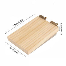 Load image into Gallery viewer, Wooden Hamster House Hideout Small Animal Hideaway Platform Ladder Climbing Toy Real Wood Cage Decor for Hamster Bird Parrot

