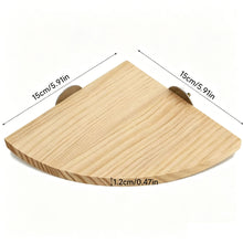 Load image into Gallery viewer, Wooden Hamster House Hideout Small Animal Hideaway Platform Ladder Climbing Toy Real Wood Cage Decor for Hamster Bird Parrot
