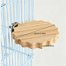 Load image into Gallery viewer, Wooden Hamster House Hideout Small Animal Hideaway Platform Ladder Climbing Toy Real Wood Cage Decor for Hamster Bird Parrot
