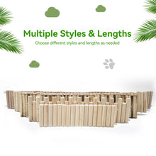 Load image into Gallery viewer, Wooden Hamster Fence Playpen Barrier for Syrian Dwarf Gerbils Quail Cage Divider Small Animal Enclosure DIY Habitat Decoration Accessories
