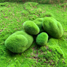Load image into Gallery viewer, Artificial Moss Stone Rock Decor Fake Mossy Rock for Terrarium Fairy Garden Micro Landscape Bonsai Fish Tank Decoration

