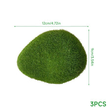 Load image into Gallery viewer, Artificial Moss Stone Rock Decor Fake Mossy Rock for Terrarium Fairy Garden Micro Landscape Bonsai Fish Tank Decoration
