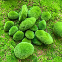 Load image into Gallery viewer, Artificial Moss Stone Rock Decor Fake Mossy Rock for Terrarium Fairy Garden Micro Landscape Bonsai Fish Tank Decoration
