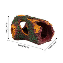 Load image into Gallery viewer, Pumpkin Tree Stump Aquarium Decoration Fish Shrimps Shelter House Landscaping Ornaments Decor Fish Tank Submarine Cave Decor

