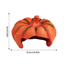 Load image into Gallery viewer, Pumpkin Tree Stump Aquarium Decoration Fish Shrimps Shelter House Landscaping Ornaments Decor Fish Tank Submarine Cave Decor
