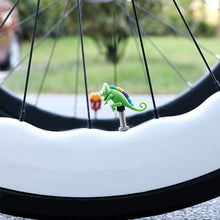 Load image into Gallery viewer, Cartoon Bicycle Air Nozzle Valve Cap Road Bike Silicone Creative Waterproof Valve Caps Cover Mountain Bike Decoration Riding Equipment
