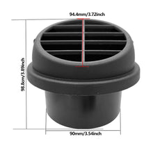 Load image into Gallery viewer, 42/60/75/90mm Car Heater Ducting Reducer Hose Tube Connector Heater Ducting Round Flat Pipe Joiner Connector for Eberspacher Webasto
