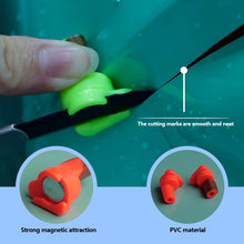 Load image into Gallery viewer, 2Pcs Professional Car Wrap Cutting Tool Film Trimming Limit Guide for PPF Vinyl Edge Tucking &amp; Safety Cutter Aid Non-Slip ﻿

