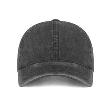 Load image into Gallery viewer, Women's Washed Cotton High Ponytail Baseball Cap UV Protection Hollow Back Outdoor Accessories Sports Sun Hat
