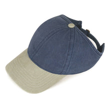 Load image into Gallery viewer, Women's Washed Cotton High Ponytail Baseball Cap UV Protection Hollow Back Outdoor Accessories Sports Sun Hat
