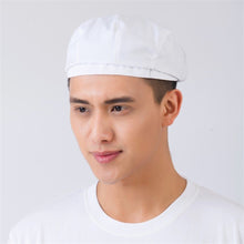 Load image into Gallery viewer, Men Women Cotton Blend Beret Cap Adjustable Chef Kitchen Work Hat Hotel Restaurant Baking Spring Summer Flat Brim Cap

