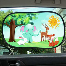 Load image into Gallery viewer, 2Pcs Car Sun Shade Side Window Windscreen Roof Window UV Protection Auto SunShade Curtain For Children Adults Adsorption SunShade Cover
