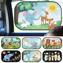 Load image into Gallery viewer, 2Pcs Car Sun Shade Side Window Windscreen Roof Window UV Protection Auto SunShade Curtain For Children Adults Adsorption SunShade Cover
