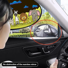 Load image into Gallery viewer, 2Pcs Car Sun Shade Side Window Cover Windscreen Roof Window Folding Visor Cartoon UV Protection Sun Visor Protector Cover Auto Accessories
