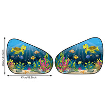 Load image into Gallery viewer, 2Pcs Car Sun Shade Side Window Cover Windscreen Roof Window Folding Visor Cartoon UV Protection Sun Visor Protector Cover Auto Accessories
