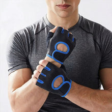 Load image into Gallery viewer, 1Pair Non-Slip Breathable Half Finger Fitness Hand Palm Sports Gloves Shock-absorbing for Cycling Weightlifting Bodybuilding Training
