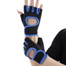 Load image into Gallery viewer, 1Pair Non-Slip Breathable Half Finger Fitness Hand Palm Sports Gloves Shock-absorbing for Cycling Weightlifting Bodybuilding Training

