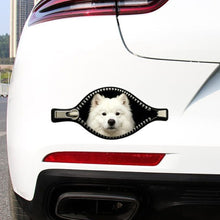 Load image into Gallery viewer, Funny Dog Car Sticker Scratch Cover Bumper Decal for Vehicle Cute Cartoon PVC Vinyl for Car Motorcycle Scooter Waterproof UV Resistant
