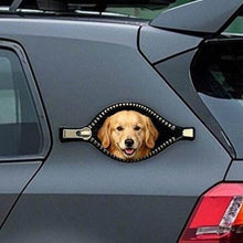 Load image into Gallery viewer, Funny Dog Car Sticker Scratch Cover Bumper Decal for Vehicle Cute Cartoon PVC Vinyl for Car Motorcycle Scooter Waterproof UV Resistant
