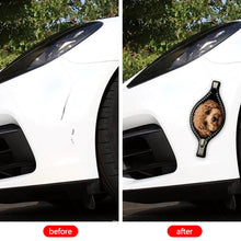 Load image into Gallery viewer, Funny Dog Car Sticker Scratch Cover Bumper Decal for Vehicle Cute Cartoon PVC Vinyl for Car Motorcycle Scooter Waterproof UV Resistant
