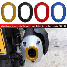 Load image into Gallery viewer, Aluminum Motorcycle Exhaust Heat Shield Cover For Honda PCX160 Modified Anti-Scald Pipe Guard Tail Cap Scooter Accessories
